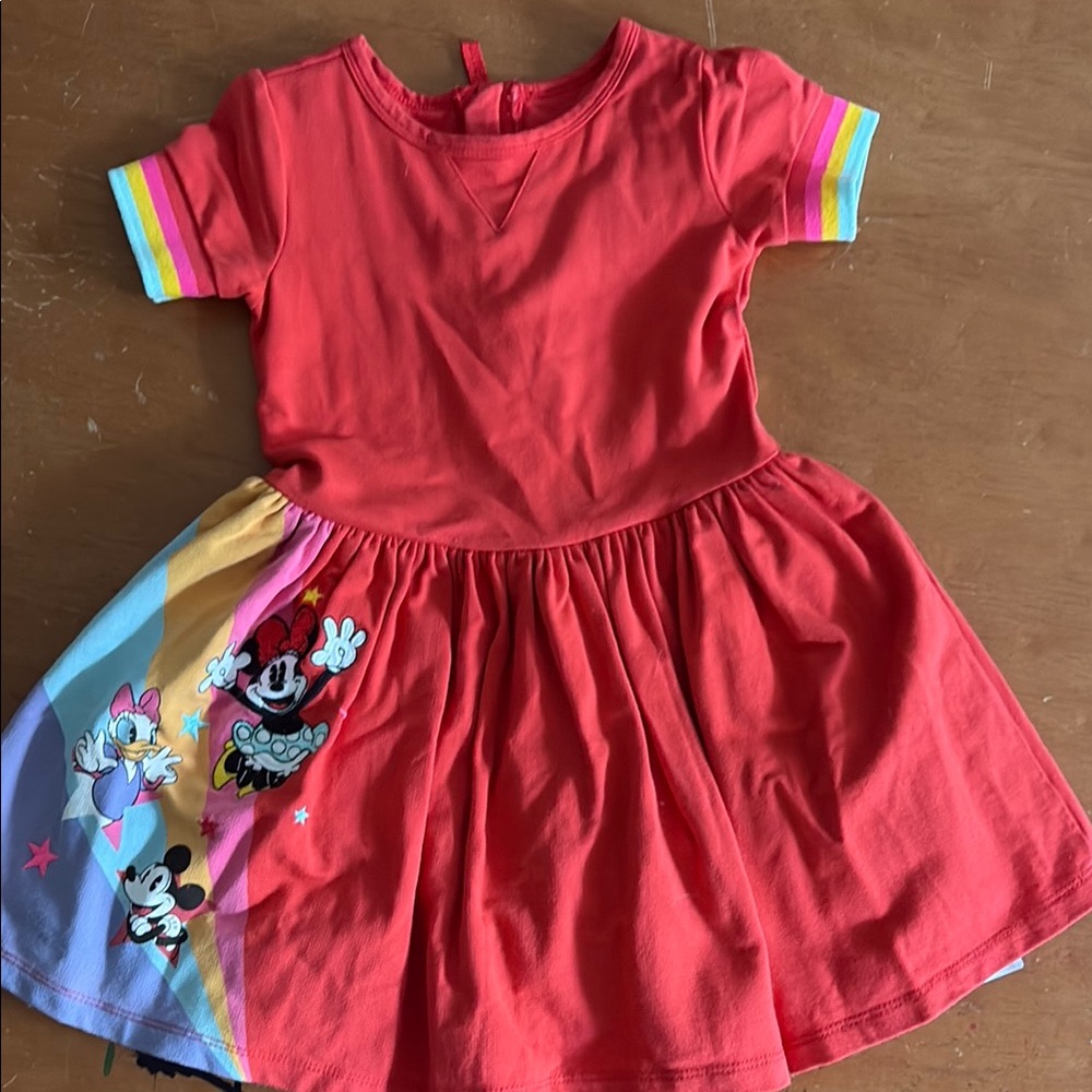Disney Orange zip dress
